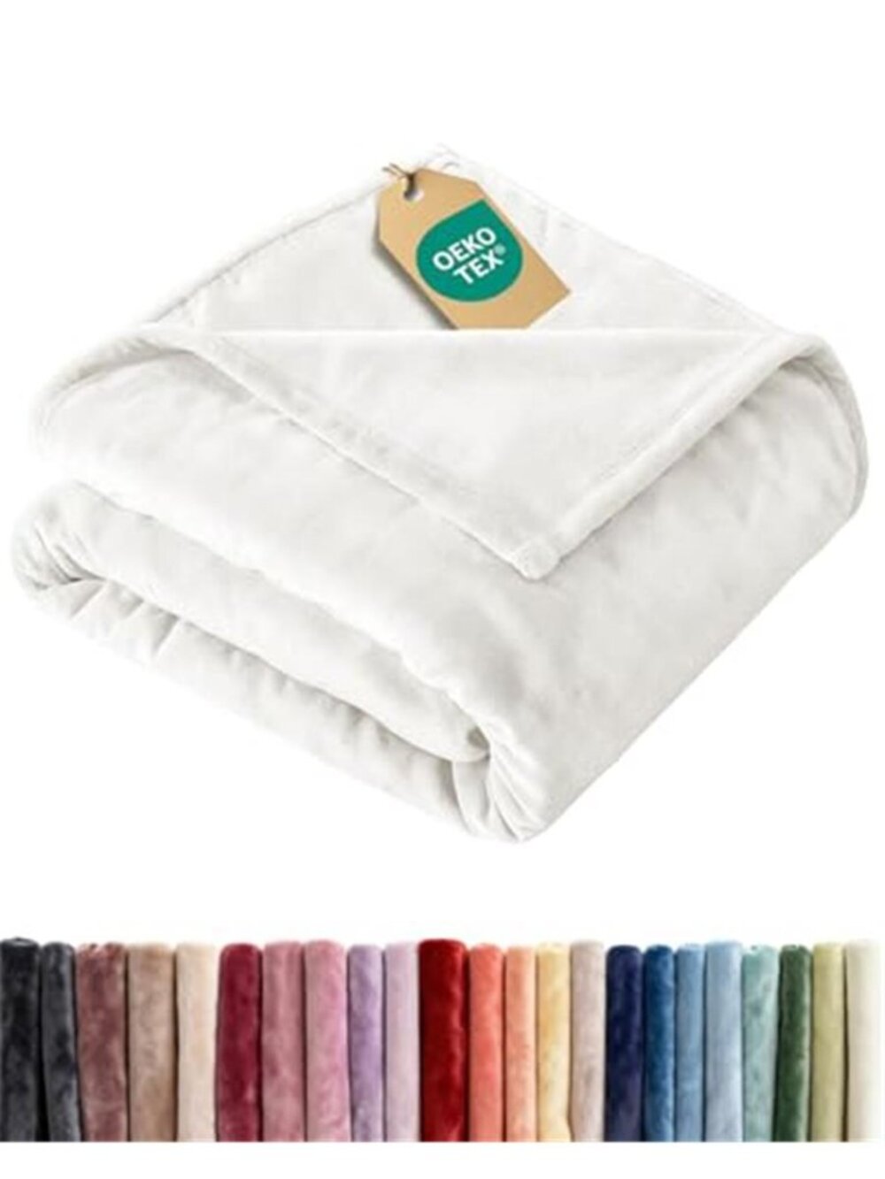 Ultra Soft Fleece Throw Blanket Twin Size Lightweight Flannel Cozy Bed Couch